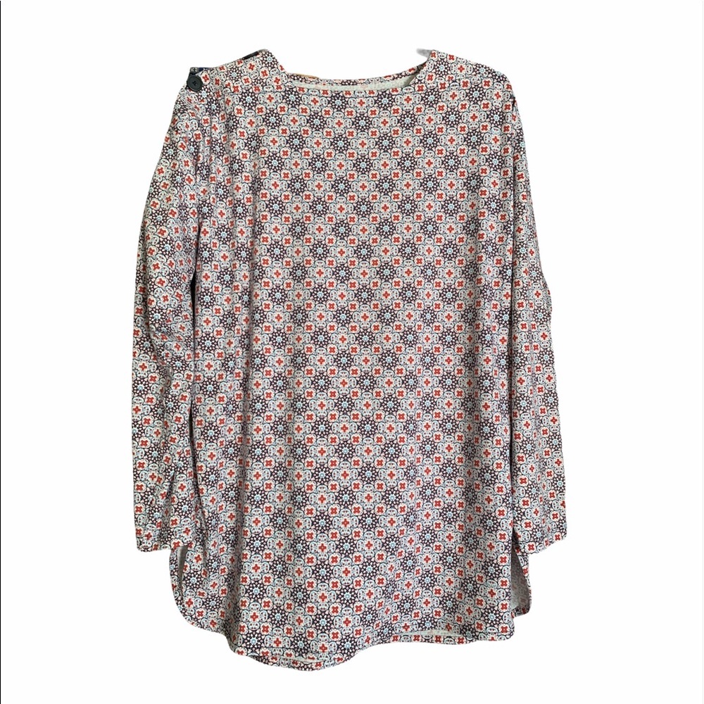 Coolibar Breakwater Tunic Top UPF 50 Sun‎ Protection Geometric Print Size M
